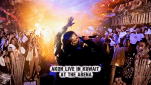 American R&B superstar Akon performing live at The Arena Kuwait on November 21, 2025