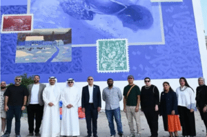 New cultural mural in Sharq Kuwait by National Council for Culture Arts and Letters
