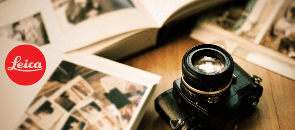 Leica camera on display at the new Leica store in 360 Mall Kuwait