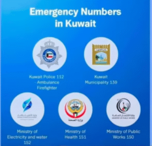 Emergency numbers in kuwait