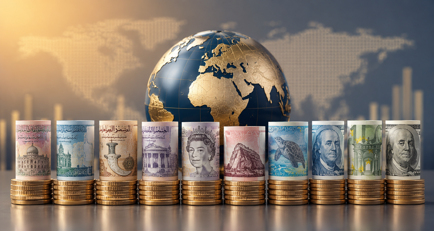 Top 10 strongest currencies in the world including Kuwaiti Dinar